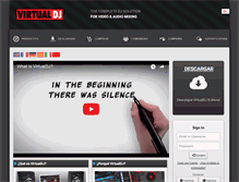 Tablet Screenshot of es2.virtualdj.com